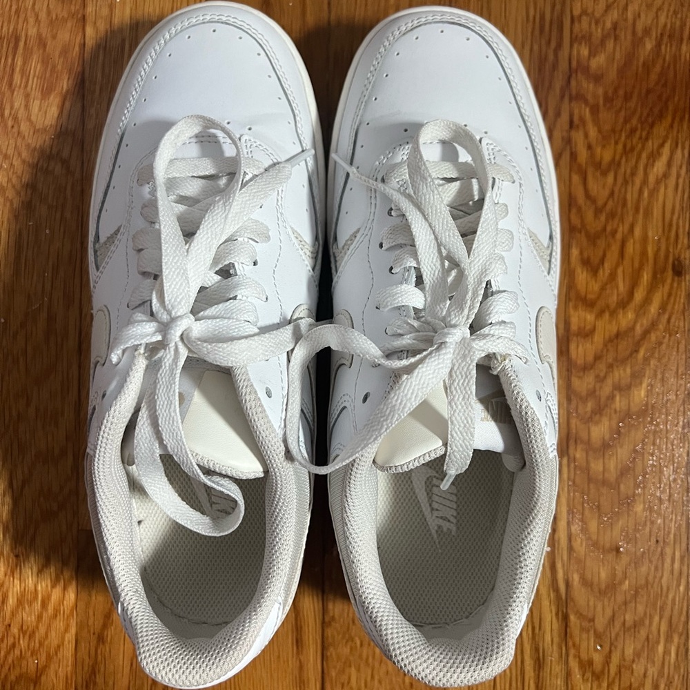 Nike Classic White Lace-Up Sneakers